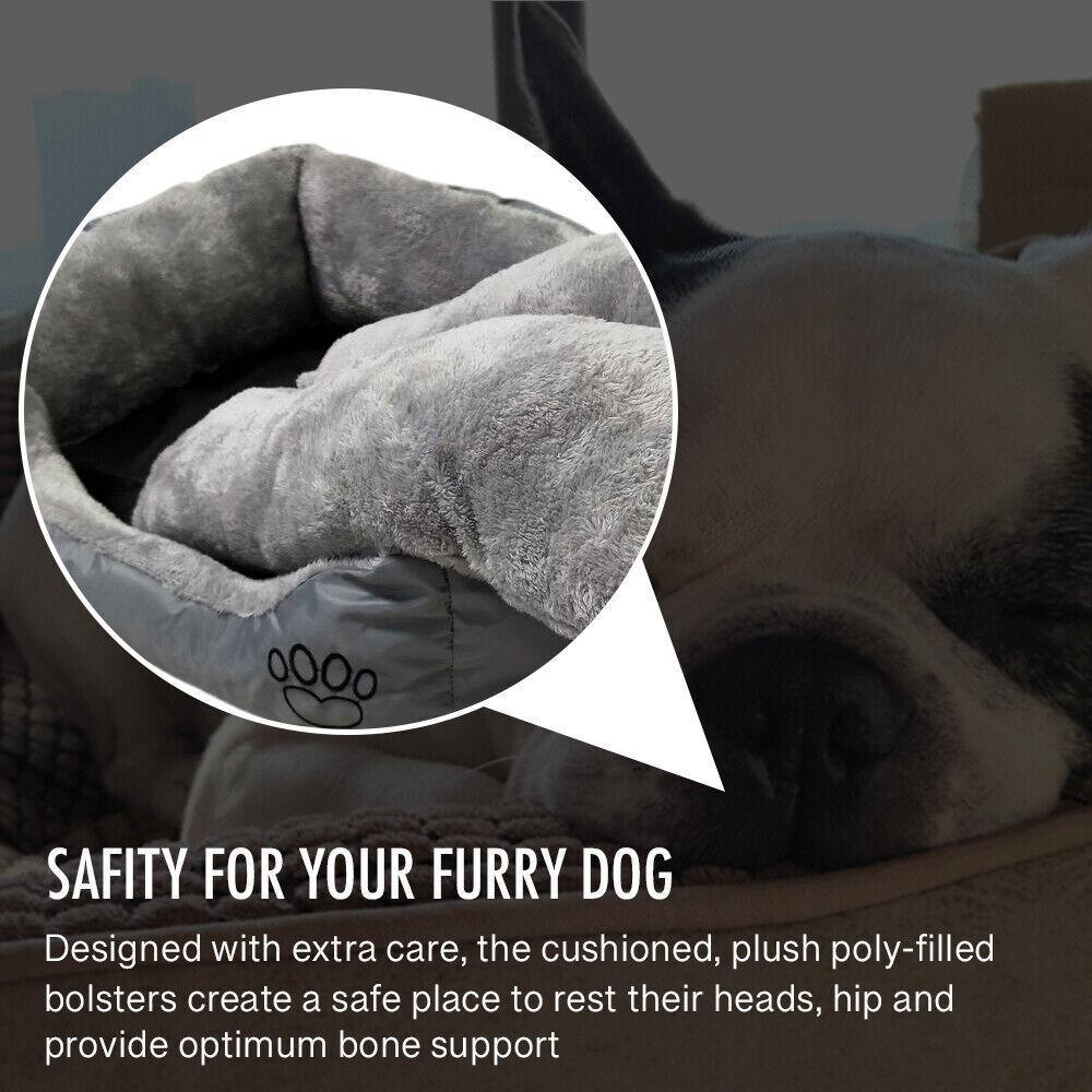 Best Washable Dog Bed - Soft Washable Puppy Cushion Warm Bed Pet Products - Tophatter Daily Deals