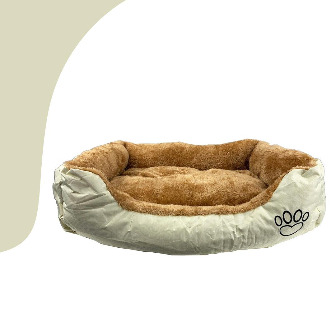 Best Washable Dog Bed - Soft Washable Puppy Cushion Warm Bed Beige Pet Products - Tophatter Daily Deals