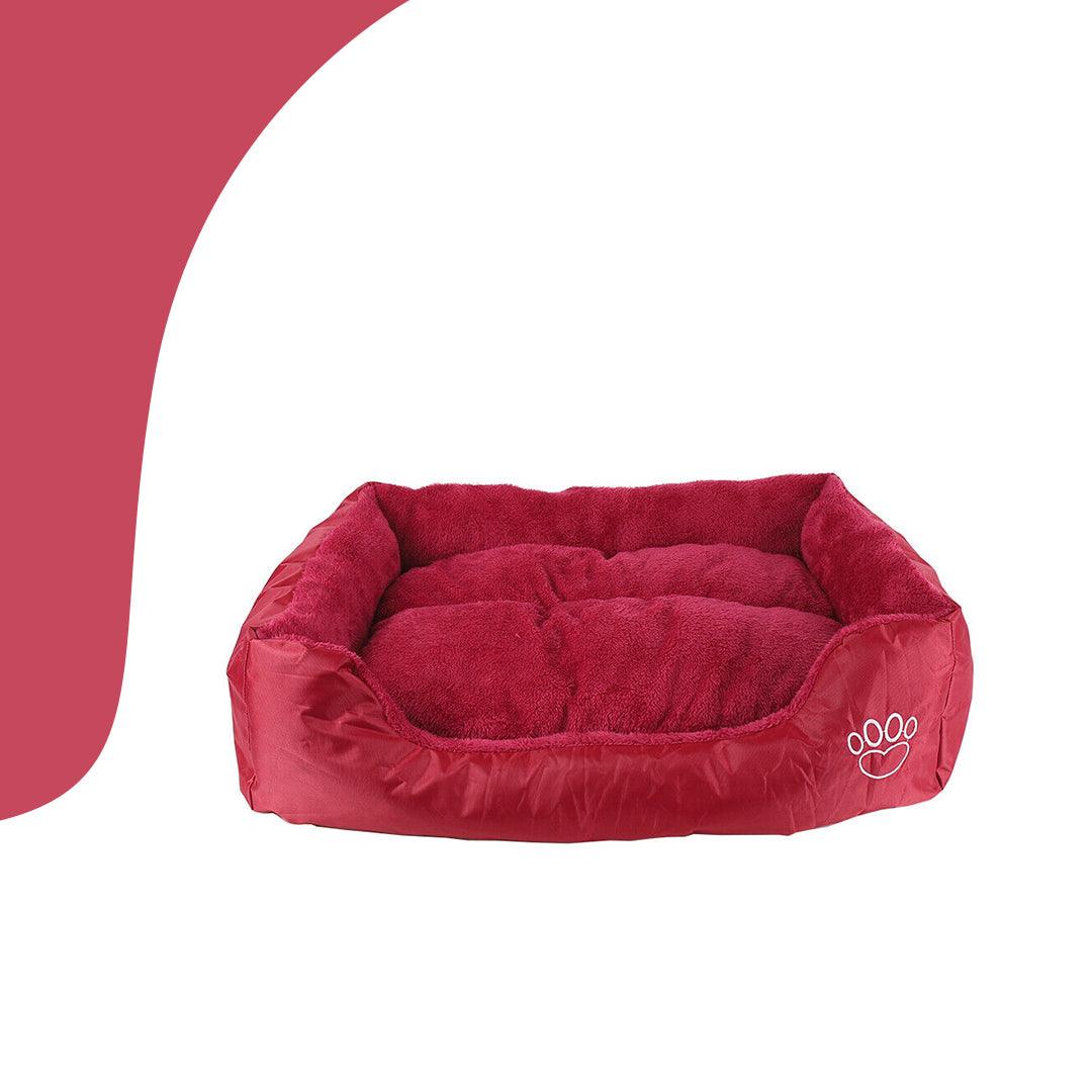 Best Washable Dog Bed - Soft Washable Puppy Cushion Warm Bed Red Pet Products - Tophatter Daily Deals