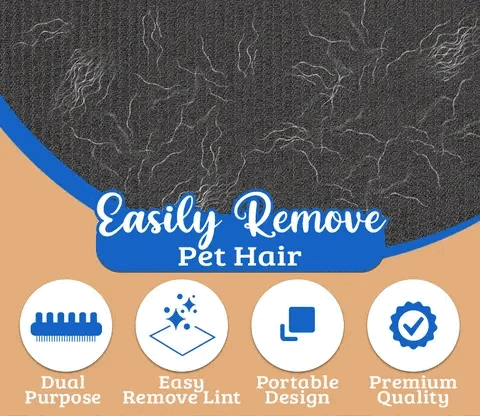Ergonomic Pet Hair & Lint Remover Lint Rollers - Tophatter Daily Deals