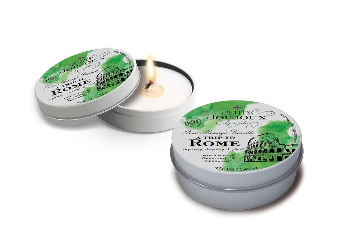 Petits JouJoux Massage Candle Rome 43ml Grapefruit and Bergamot Scented > Candles > Massage - Tophatter Daily Deals
