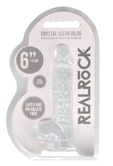 RealRock 6 Inch Transparent Crystal Clear Dildo – Realistic Body-Safe Dildo > Dildos > Realistic Dildos - Tophatter Daily Deals