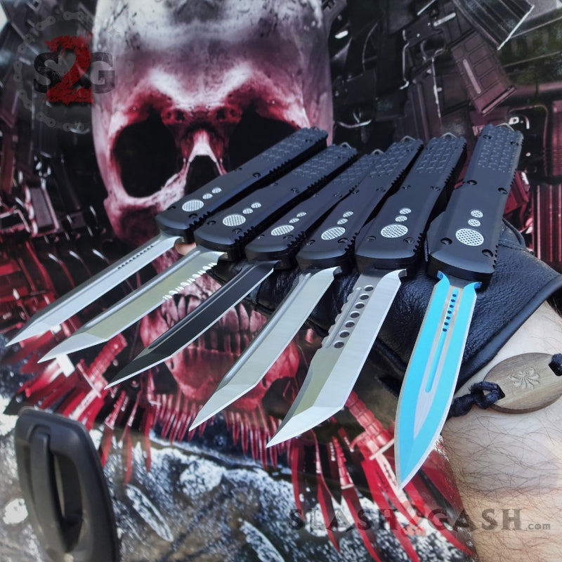 Phantom OTF Knife D2 Automatic Switchblade CNC T6061 - 6 Blades! Knife-OTF - Tophatter Daily Deals