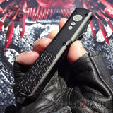 Phantom OTF Knife D2 Automatic Switchblade CNC Tanto Ser - Stonewash Knife-OTF - Tophatter Daily Deals