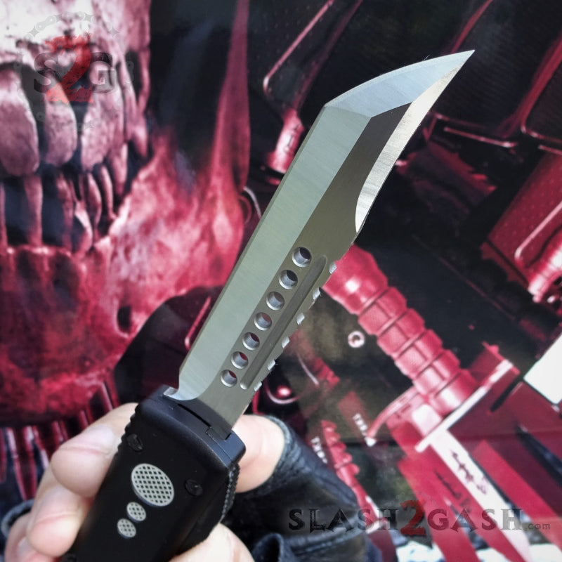 Phantom OTF Knife D2 Automatic Switchblade CNC Tanto Xtreme - Satin Knife-OTF - Tophatter Daily Deals