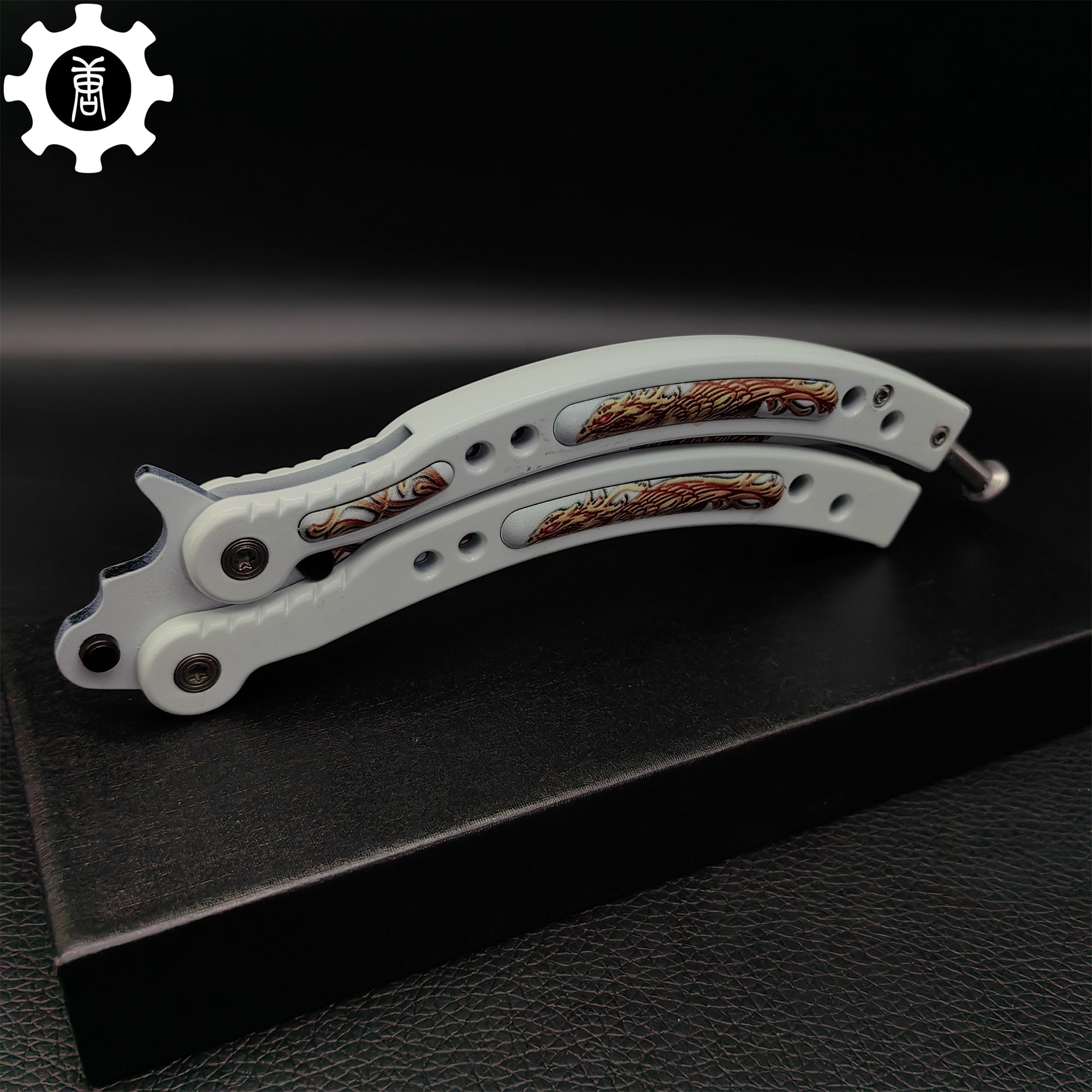 Phoenix Balisong Metal Butterfly Knife Game Prop - Tophatter Daily Deals