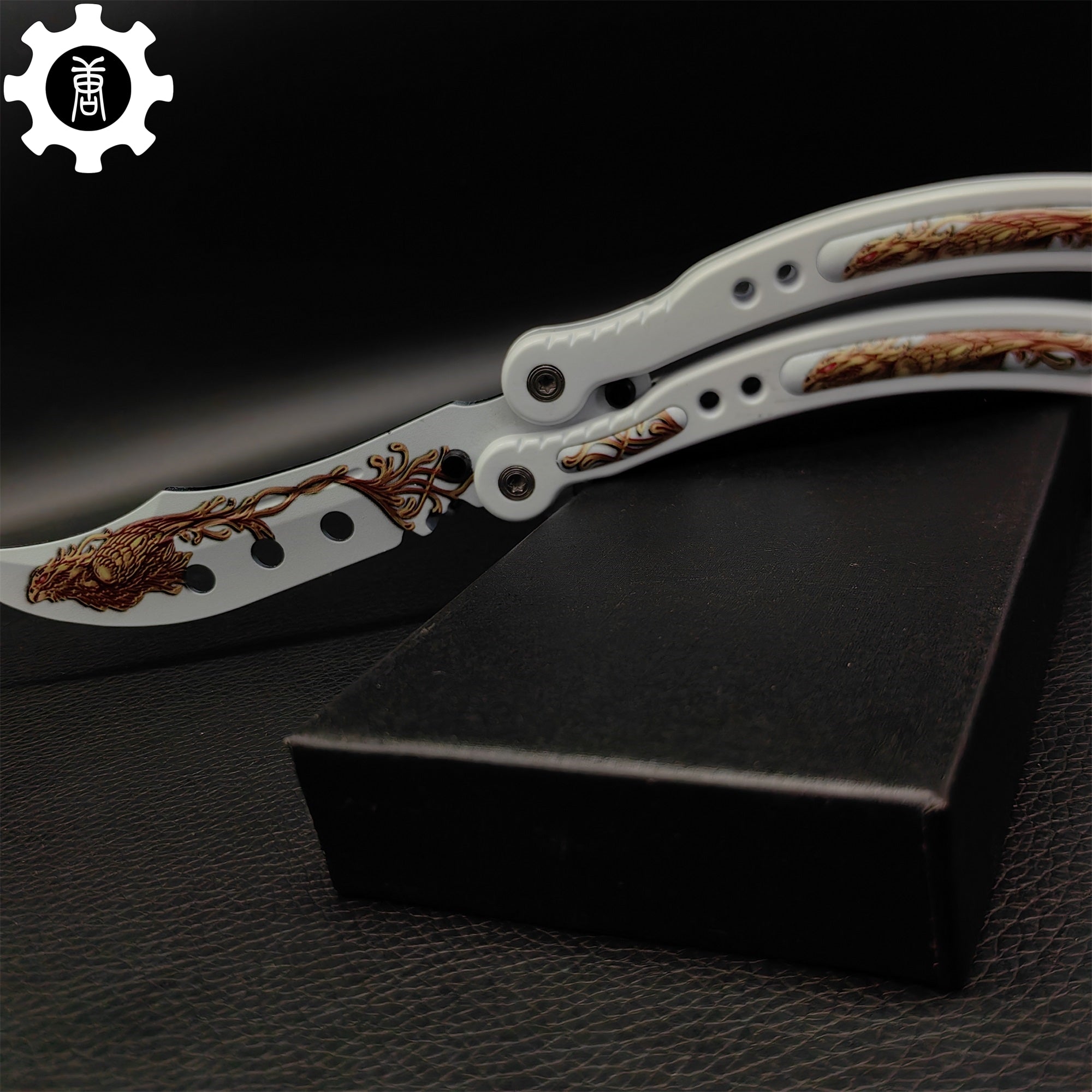 Phoenix Balisong Metal Butterfly Knife Game Prop - Tophatter Daily Deals
