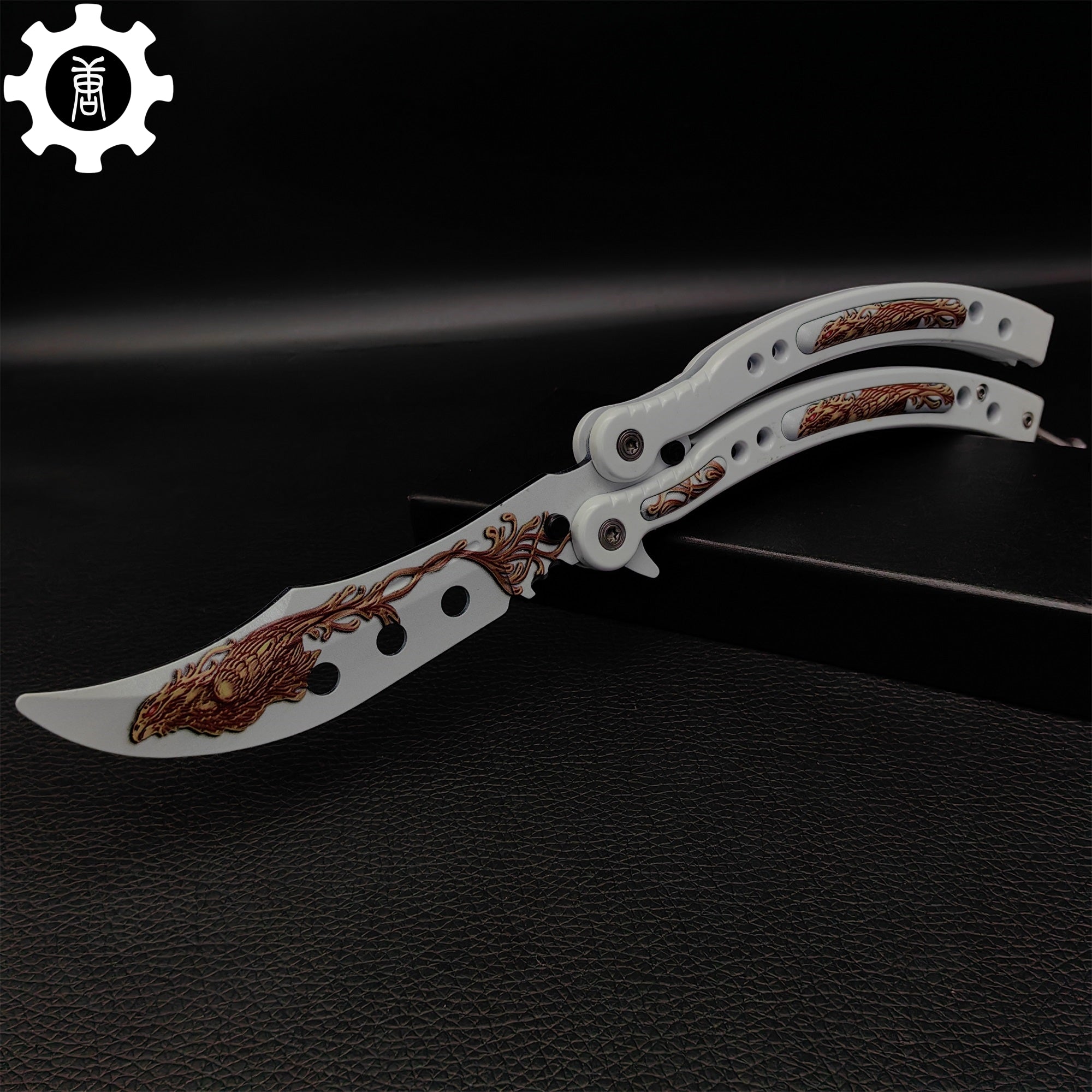 Phoenix Balisong Metal Butterfly Knife Game Prop - Tophatter Daily Deals
