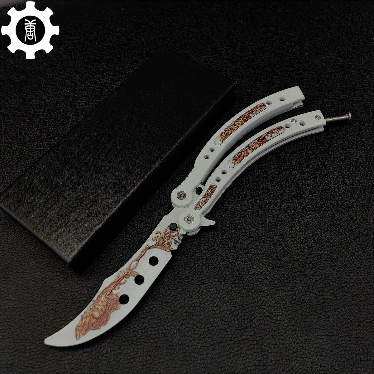 Phoenix Balisong Metal Butterfly Knife Game Prop - Tophatter Daily Deals