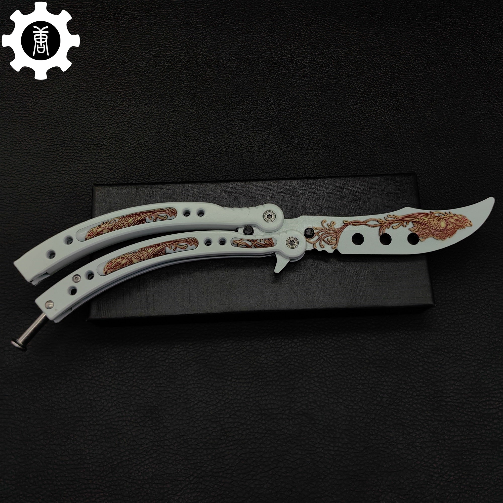 Phoenix Balisong Metal Butterfly Knife Game Prop - Tophatter Daily Deals