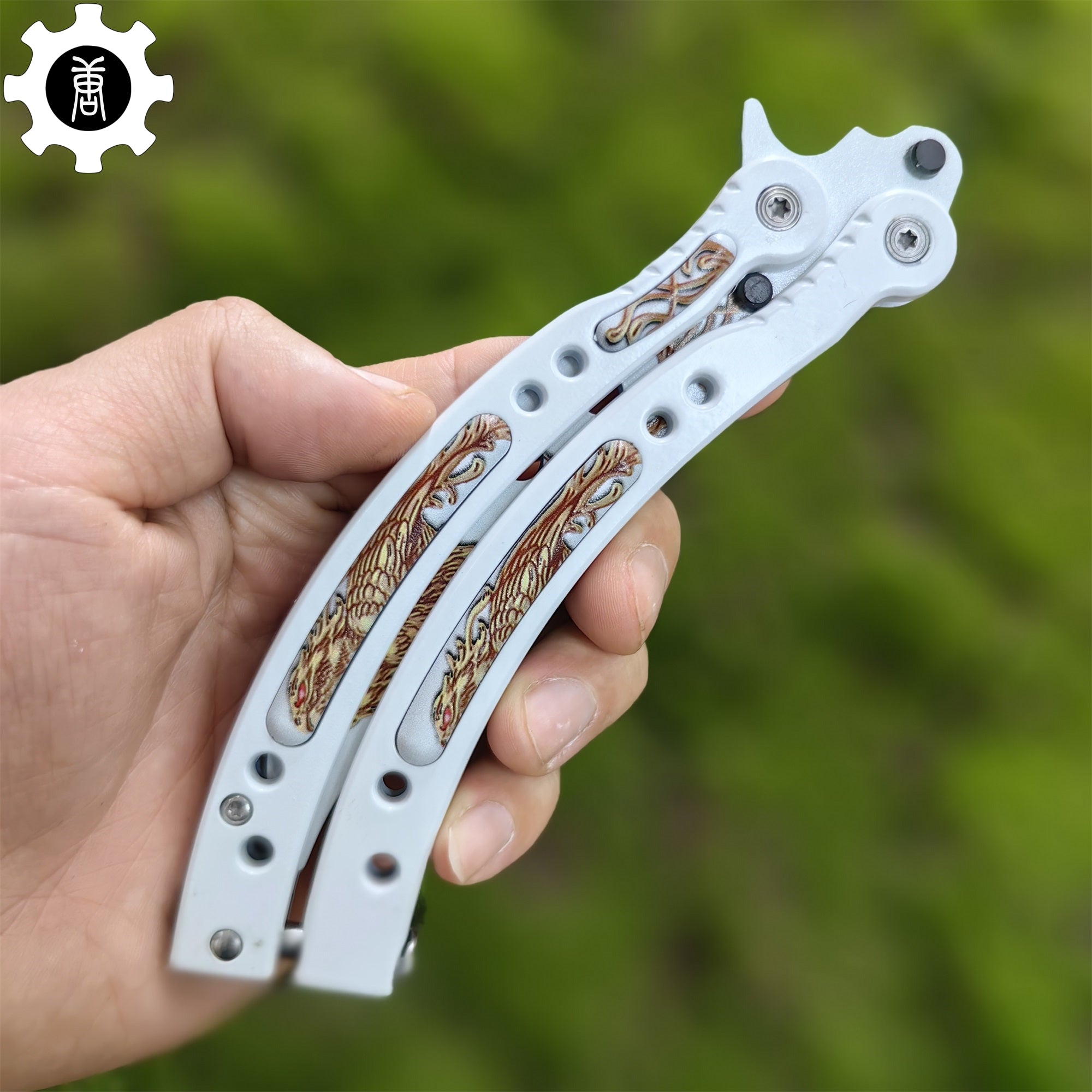 Phoenix Balisong Metal Butterfly Knife Game Prop - Tophatter Daily Deals