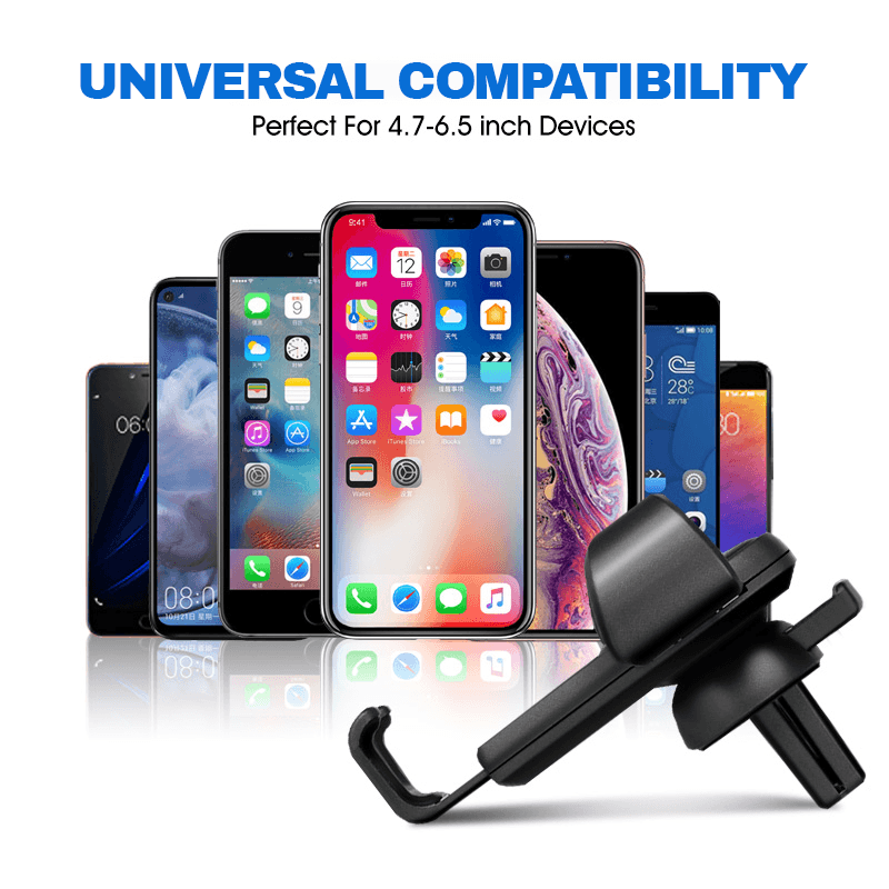 Phone Holder for Car - Universal Mobile Car Phone Holder Air Vent Gravity Design Mount Cradle Stand Car Accessories - Tophatter Daily Deals