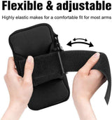 Running Armband for Phone - Sports Mobile Arm Phone Holder Bag Phone Carrier for Running Jogging Gym Exercise Pouch Exercise & Fitness - Tophatter Daily Deals