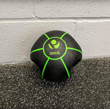 Weighted Balls With Handles - 3kg Double Grip Medicine Ball Exercise & Fitness - Tophatter Daily Deals