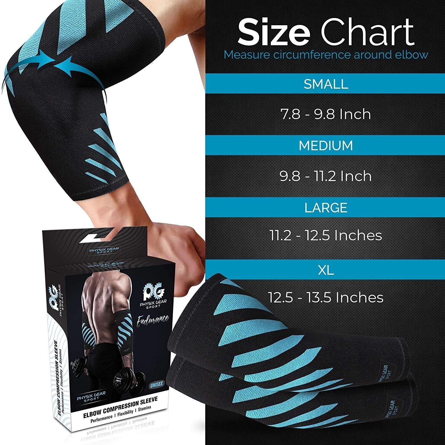 Elbow Compression Sleeve UK - Sport Elbow Support & Compression Sleeve Sports & Outdoor - Tophatter Daily Deals