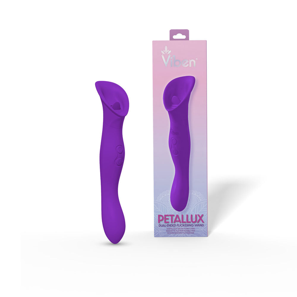 Petallux (Purple) – Dual-Ended Clitoral Stimulator > Sex Toys For Ladies > Clitoral Vibrators and Stimulators - Tophatter Daily Deals