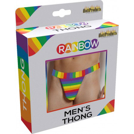 Rainbow Mens Thong – Colorful Striped Comfortable Men's Underwear > Novelties > Gag Gifts - Tophatter Daily Deals
