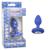 Cheeky Gems Medium Rechargeable Vibrating Probe – Flexible Silicone Vibrator > Anal Range > Jewel Butt Plugs - Tophatter Daily Deals