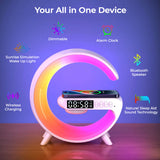 Wireless Charging Lamp RGB Ambient Light Stand 2025 - Tophatter Daily Deals