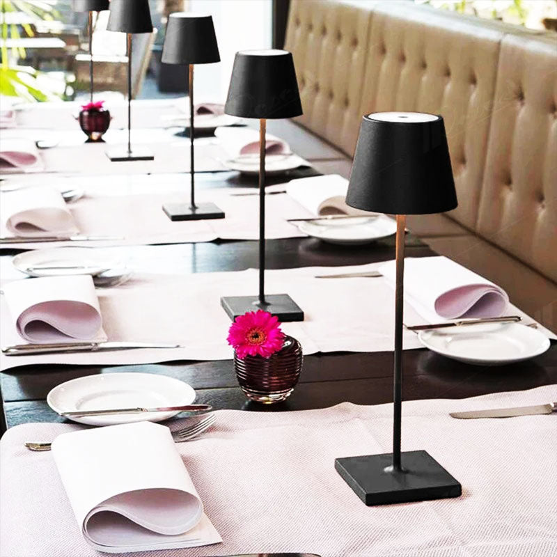 Rechargeable LED Wireless Table Lamp IP65 Outdoor Indoor - Tophatter Daily Deals