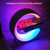 Wireless Charging Lamp RGB Ambient Light Stand 2025 - Tophatter Daily Deals