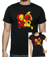 Pikachu & Deadpool T-Shirt - Tophatter Daily Deals