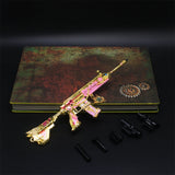 Pink Girl HK416 Miniature Metal Rifle 20CM/7.9" - Tophatter Daily Deals