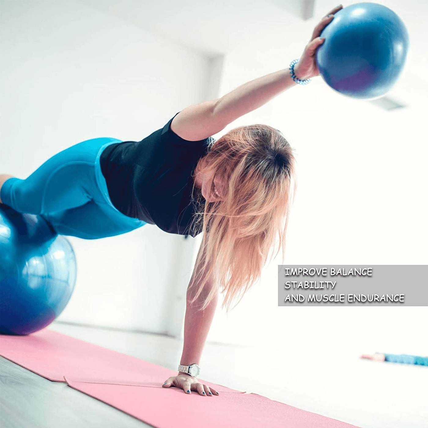 Pilates Small Ball - Fitness-Mad Soft Weights. 2 Pack Soft Pilates Ball, 22-25cm Small Exercise Ball for Yoga, Pilates Yoga & Pilates - Tophatter Daily Deals