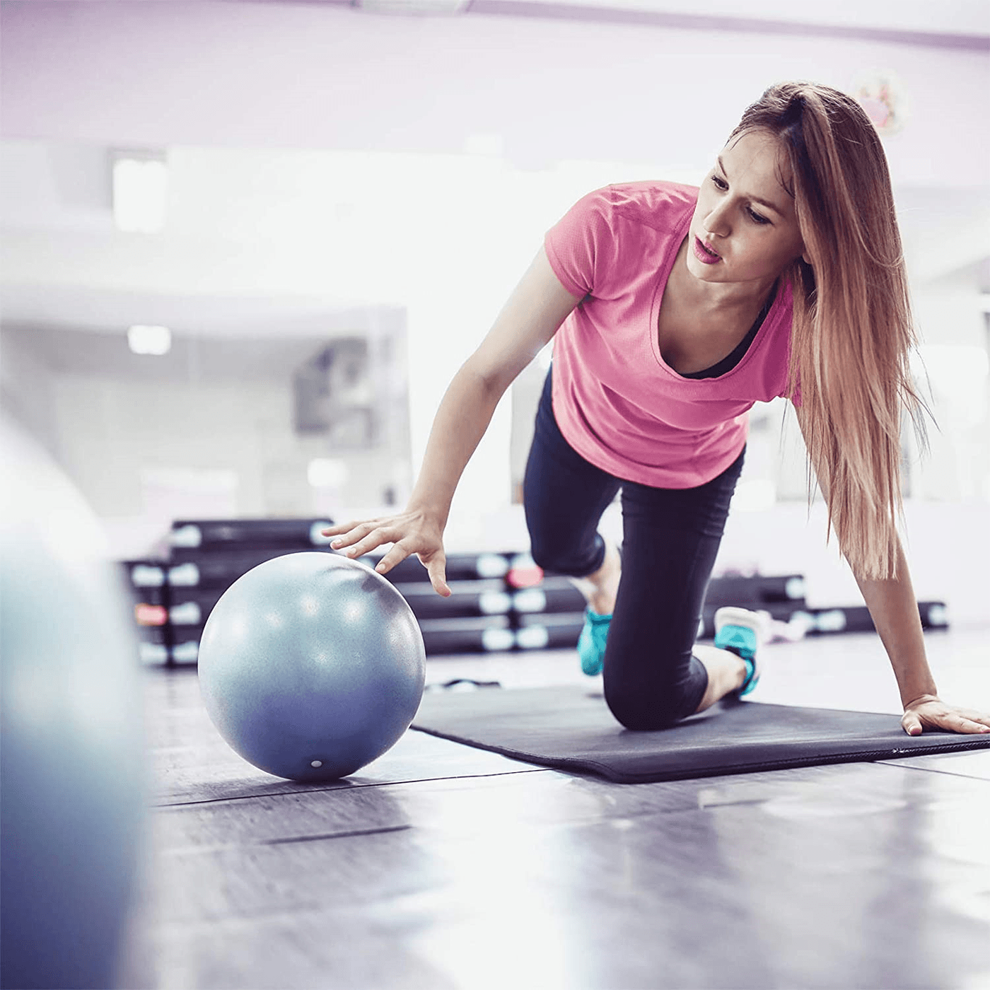 Pilates Small Ball - Fitness-Mad Soft Weights. 2 Pack Soft Pilates Ball, 22-25cm Small Exercise Ball for Yoga, Pilates Yoga & Pilates - Tophatter Daily Deals