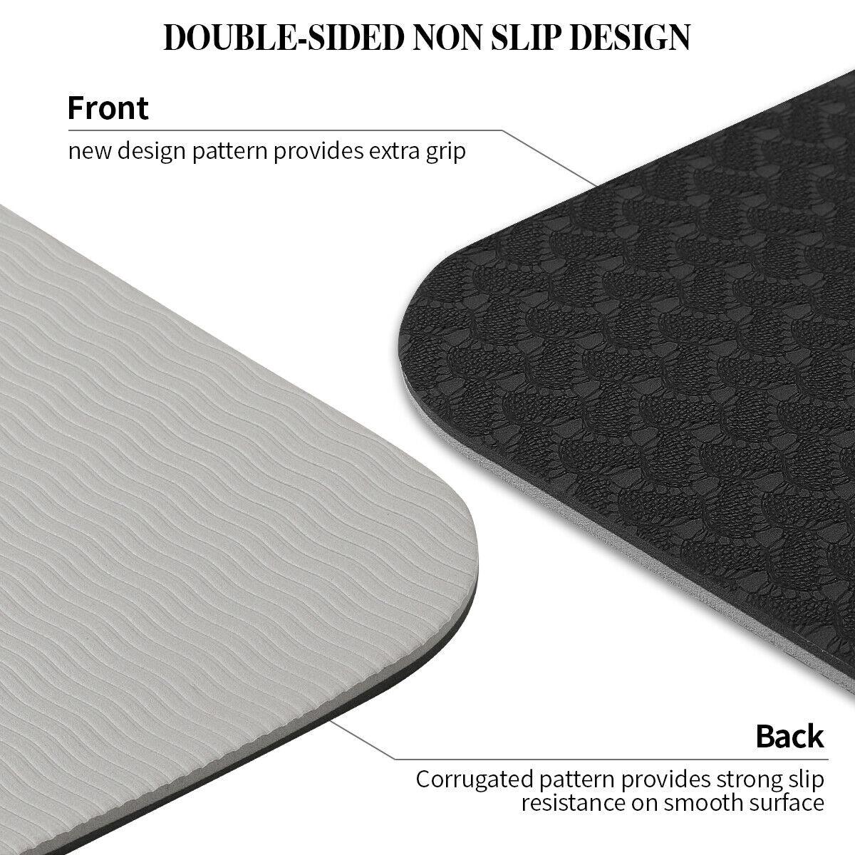 Yoga Knee Pads UK - 6mm Eco-friendly Pilates Exercise Knee Cushion for Yoga Yoga & Pilates - Tophatter Daily Deals