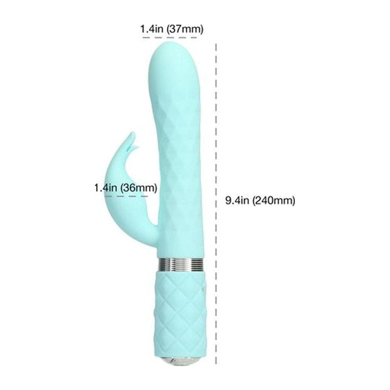 Pillow Talk Lively Teal Rabbit Vibrator > Vibrators > Ladies > Rabbit - Tophatter Daily Deals
