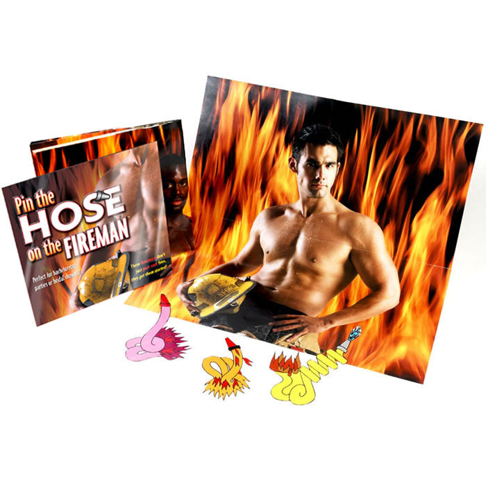 Pin The Hose On The Fireman Adult Bachelorette Game Party > Novelties > Bachelor & Bachelorette Items - Tophatter Daily Deals
