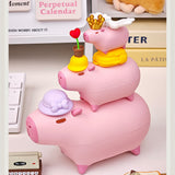 Pink Capybara Desktop Ornament Decor - Tophatter Daily Deals