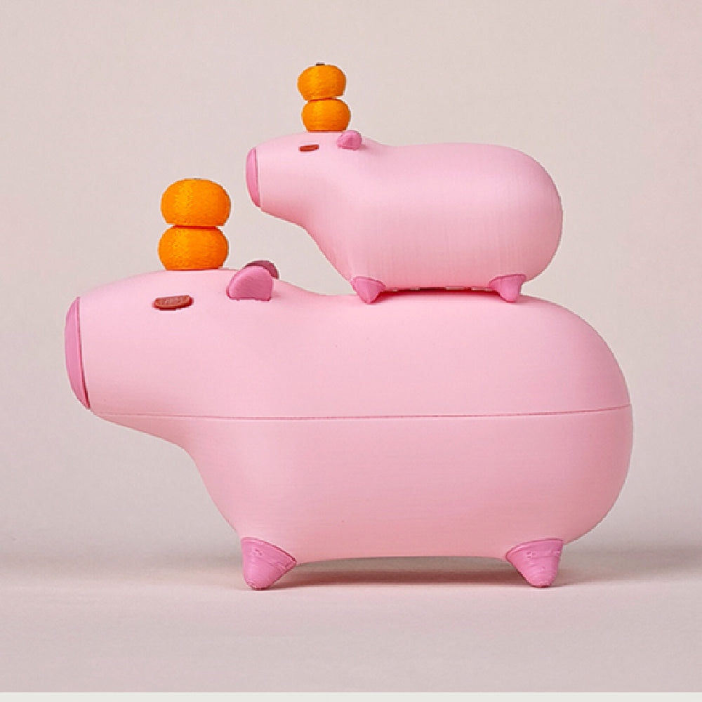 Pink Capybara Desktop Ornament Set C Decor - Tophatter Daily Deals