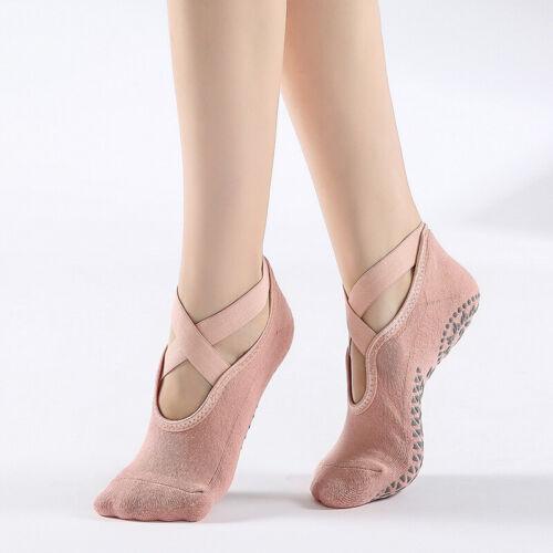 Toeless Yoga Socks - Tucketts Women's Allegro Pink Yoga Socks - Tophatter Daily Deals