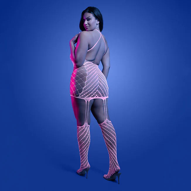 Glow Metamorphic Pink Bodystocking - Queen Size - Tophatter Daily Deals