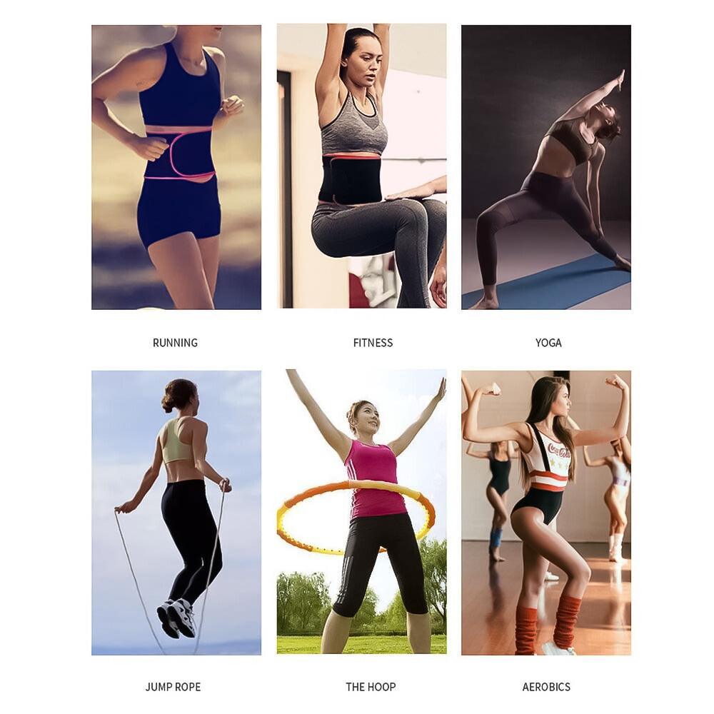 Tummy Belt for Women - Sweat Waist Trimmer Exercise & Fitness - Tophatter Daily Deals