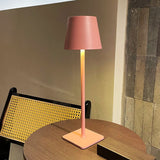 Rechargeable LED Wireless Table Lamp IP65 Outdoor Indoor Pink - Tophatter Daily Deals
