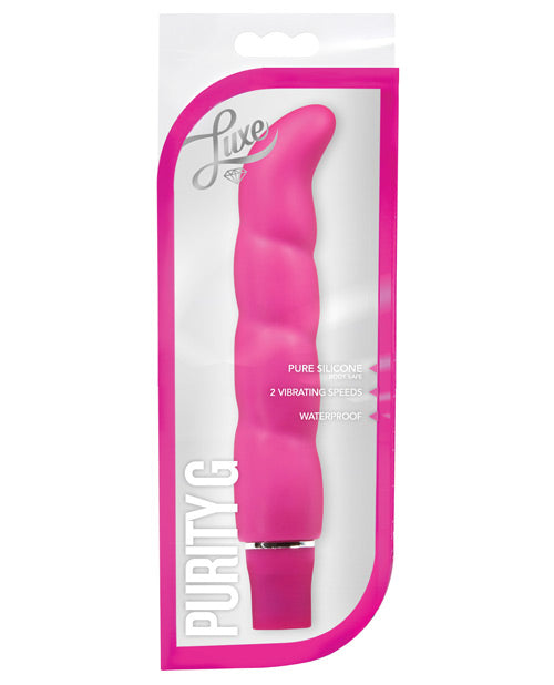 Blush Luxe Purity G Silicone Vibrator Pink Dildoes & Dongs - Tophatter Daily Deals