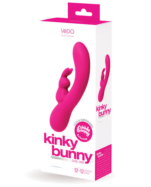 VeDO Kinky Bunny Plus Rechargeable Dual Vibe Rabbits - Tophatter Daily Deals