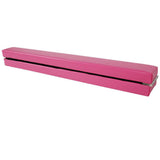Gymnastic Beams for Home - Foldable Gymnastics Balance Beam 7FT Training Beam Portable Kids Adult Home Gym Pink Exercise & Fitness - Tophatter Daily Deals