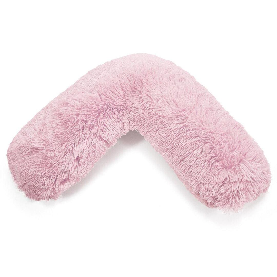 Pillowcases for V Shaped Pillow - Teddy Cuddles V Shape Pillow Case For Soft Back Neck Nursing Pregnancy Support Pink Pillows - Tophatter Daily Deals