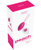 VeDO Peach Rechargeable Egg Vibe Eggs - Tophatter Daily Deals