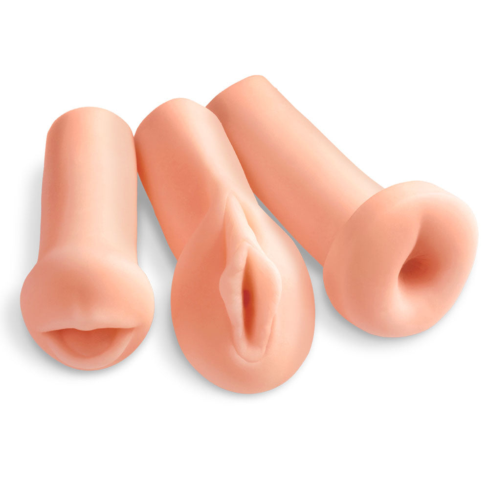 Pipedream Extreme Toyz All 3 Holes Masturbators > Sex Toys For Men > Masturbators > Manual - Tophatter Daily Deals