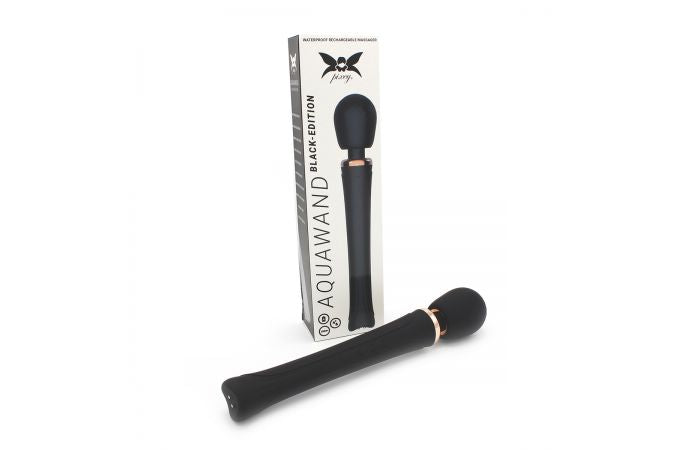 Pixey Aquawand Black Edition – Silent Powerful Massage Wand > Sex Toys > Massage Wands - Tophatter Daily Deals