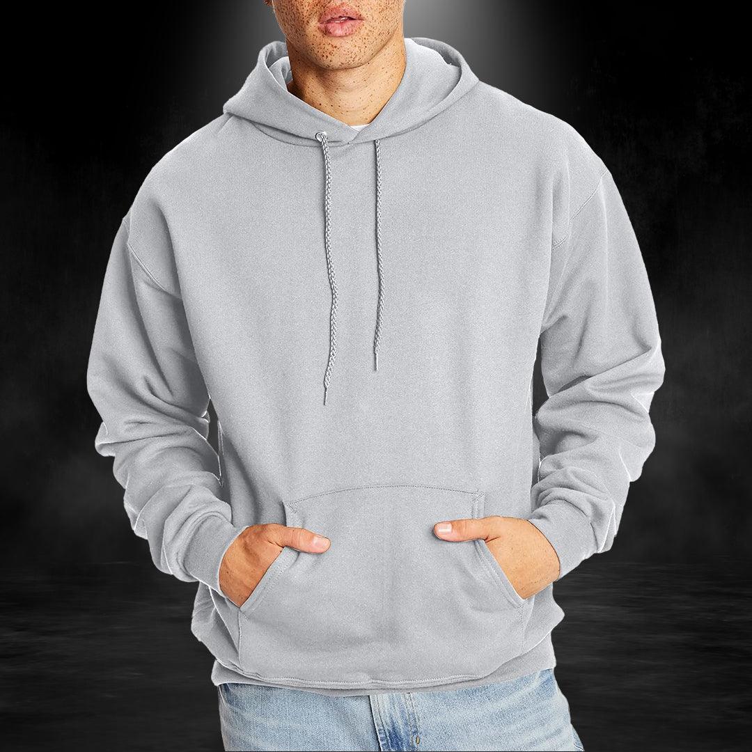 Best Heavyweight Hoodie - Plain Hooded Sweatshirt Mens Womens Soft Heavyweight Hoodie Top Clothing - Tophatter Daily Deals