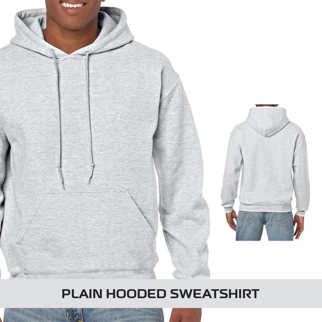 Best Heavyweight Hoodie - Plain Hooded Sweatshirt Mens Womens Soft Heavyweight Hoodie Top Clothing - Tophatter Daily Deals