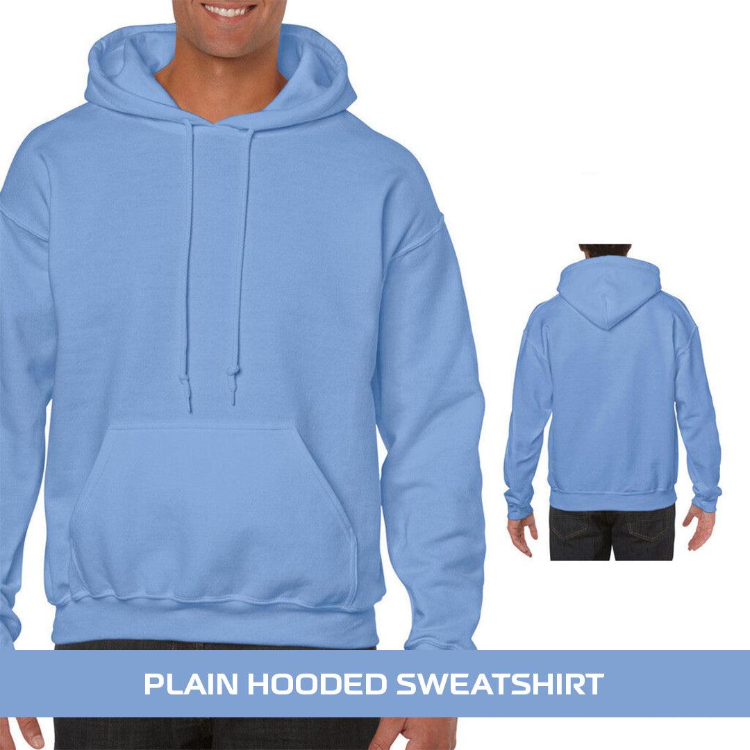 Best Heavyweight Hoodie - Plain Hooded Sweatshirt Mens Womens Soft Heavyweight Hoodie Top Clothing - Tophatter Daily Deals