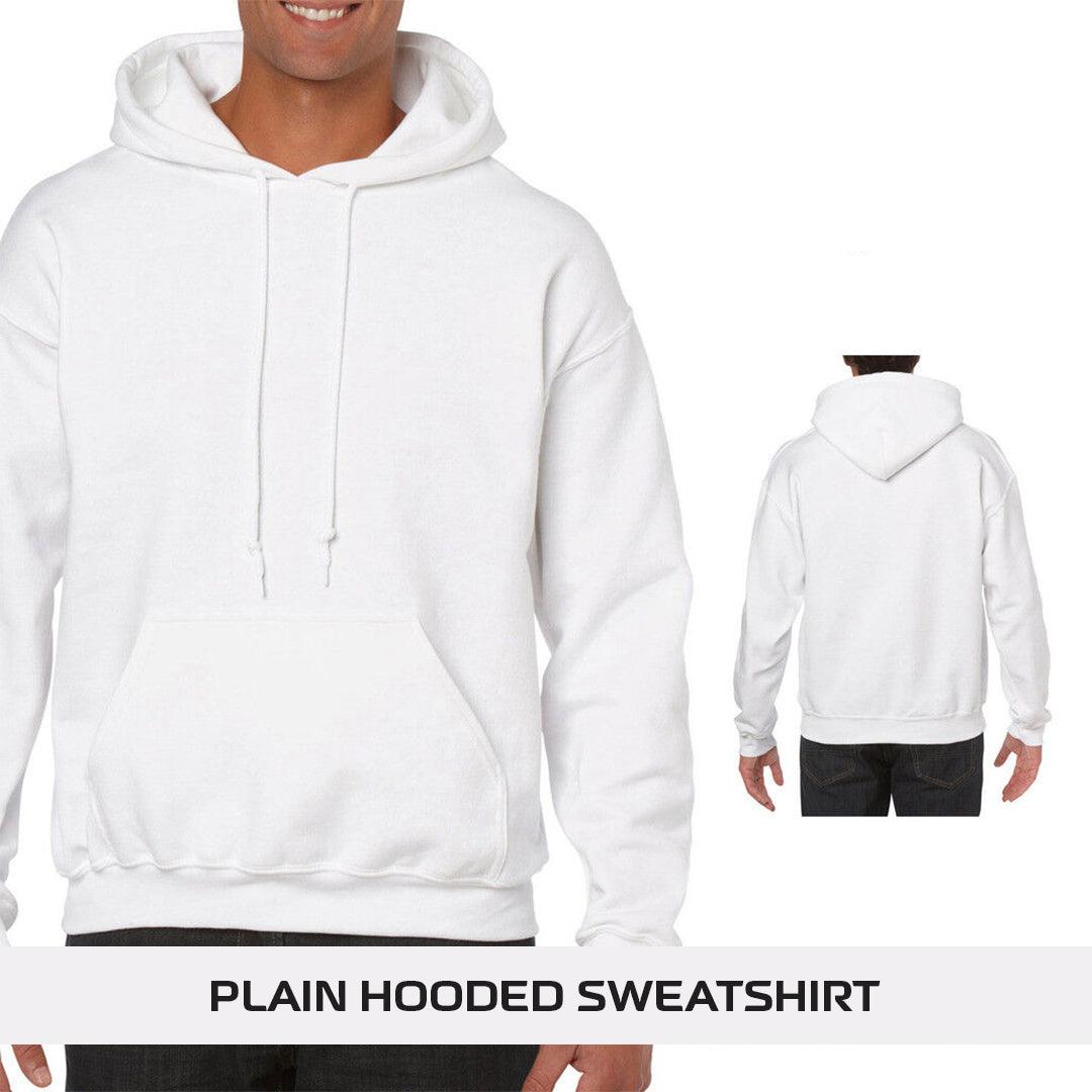 Best Heavyweight Hoodie - Plain Hooded Sweatshirt Mens Womens Soft Heavyweight Hoodie Top Clothing - Tophatter Daily Deals
