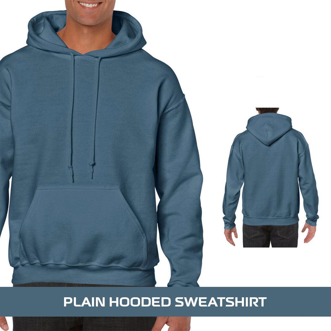 Best Heavyweight Hoodie - Plain Hooded Sweatshirt Mens Womens Soft Heavyweight Hoodie Top Clothing - Tophatter Daily Deals